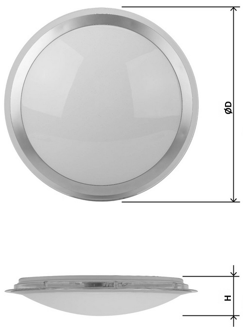 Светильники светодиодные ЭРА Классик UFO 70 Вт потолочные управляемые, световой поток 4800Лм, цветовая температура 3000-6500К, IP20, с пультом ДУ, цвет - белый