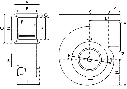 Вентилятор радиальный ERA PRO Argest AL 140ER-2K M промышленный, приточно-вытяжной, алюминиевый корпус