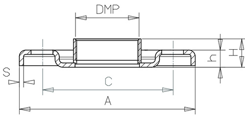Комплект фланцевого присоединения ESPA 2 1/2″ DN65 материал фланца - оцинкованная сталь, присоединение - внутренняя резьба