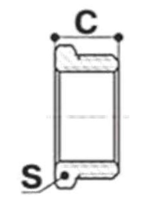 Футорка латунная SantechSystems 2x3/4″ Ду50х20 Ру16 никелированная, НР/ВР