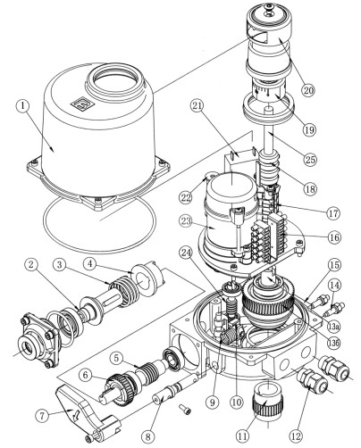 Затворы дисковые поворотные DN.ru WBV1616E-2W-Fb-H Ду50-65 Ру16 корпус - чугун QT450, диск - чугун QT450, уплотнение - EPDM, межфланцевые, с электроприводом 1/4-оборотным ГЗ-ОФ(К) 220В