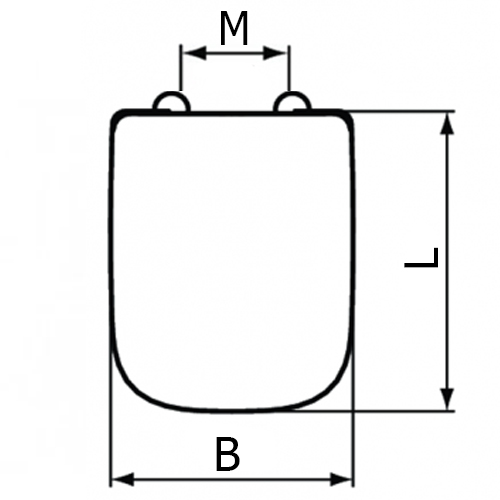 Сиденье для унитаза Ideal Standard I.LIFE A T453101 из дюропласта с микролифтом, белое