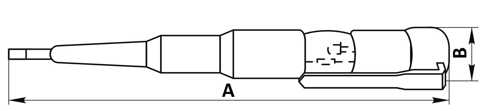 Отвертка-пробник IEK ОП-1