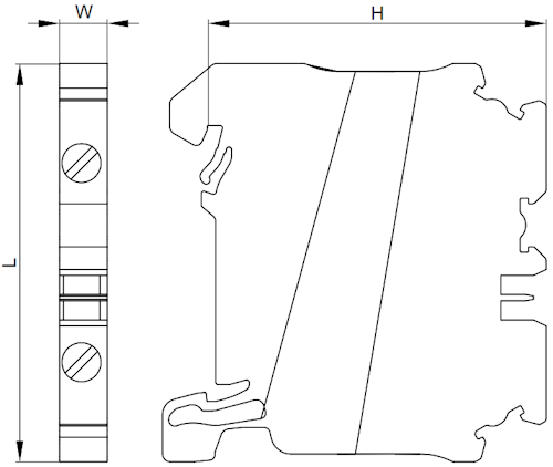 Колодка клеммная IEK ARMAFIX CY10BU Ex, винтовая, взрывозащищенная, диапазон сечений - 0.2-10.0мм2, цвет - синий AF-CT30-00-K07-010-EX