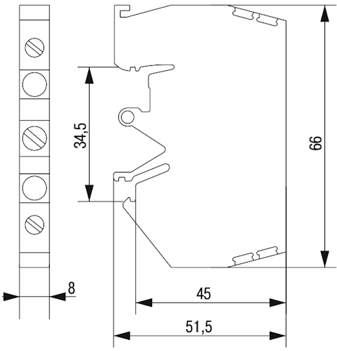 Клемма винтовая IEK КВИ-6-И 6мм2 измерительная, диапазон сечений - 0.5-6.0мм2, цвет - серый, упаковка - 50шт YZN30-006S-K03
