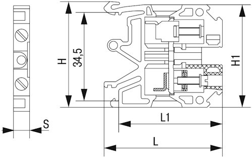 Клемма винтовая IEK КВИ-10мм2, диапазон сечений - 4.0-10.0мм2, цвет - оранжевый, упаковка - 50шт YZN30-010-K09