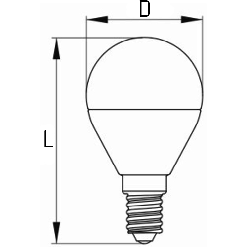Лампа светодиодная IEK LLE-G45-230V 45 мм мощность - 7 Вт, цоколь - E14, световой поток - 630 лм, цветовая температура - 3000 K, теплый белый свет, форма - шар