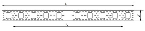 Органайзер кабельный ITK 33U 150-12мм вертикальный, для шкафов Linea N, E, S, F, цвет — серый