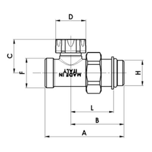 Клапаны для радиатора LUXOR Easy DD 138
