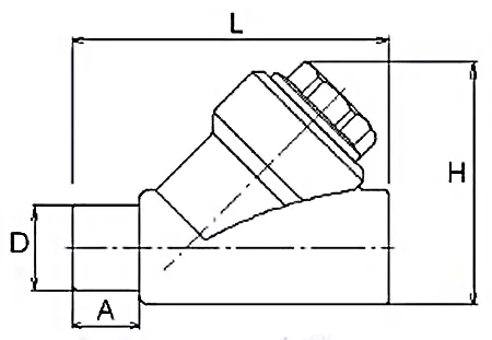 Фильтры полипропиленовые PPRC-S-VN MeerPlast Дн20-32 Ру25 внутреннее/наружное присоединение, серые
