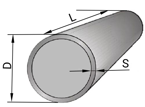 Труба MVI CP.100 Ду22x1.5 Ру16 материал – легированная сталь E195, покрытие – цинк Fe/Zn88, длина трубы – 6 м