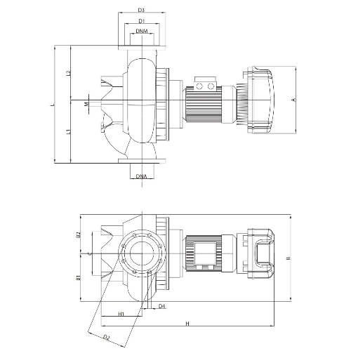 Насос циркуляционный DAB CM-GE 150-1600/A/BAQE/11 T MCE110/C IE3 поверхностный, корпус - чугун, мощность - 13.61кВт, напор - 16м, производительность - 5500л/мин, 380В