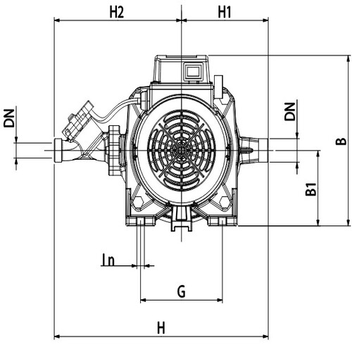 Насосы центробежные DAB K-HA корпус - чугун, напряжение - 220В, степень защиты - IP44