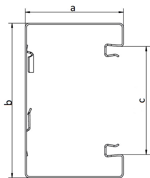 Кабель-каналы OBO Bettermann Rapid 70x110x2000мм, степень защиты IP30, корпус - сталь