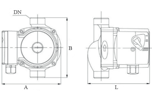 Насос циркуляционный Ogint OG 25/6-130, присоединительный размер - 25 мм, максимальное рабочее давление - 10 бар