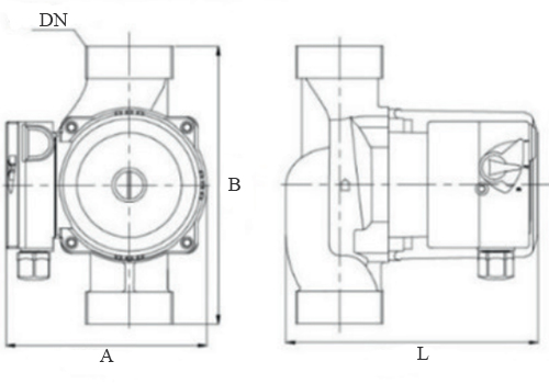 Насос циркуляционный Ogint OG 32/8-180, присоединительный размер - 32 мм, максимальное рабочее давление - 10 бар