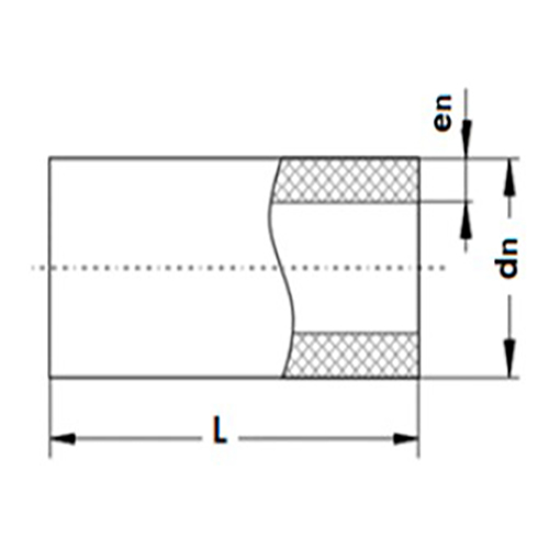 Труба РосТурПласт Дн20х2,8 Ру16 SDR7,4, длина=4м, корпус - полипропилен PP-R, белая