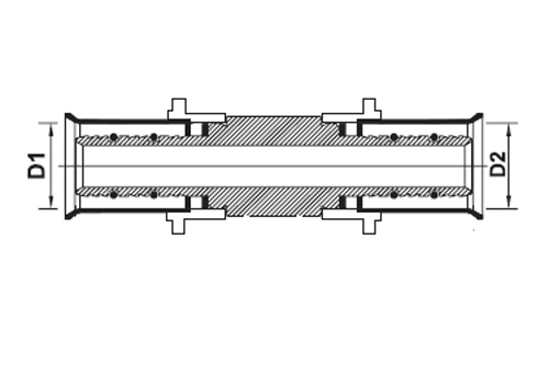Муфты для металлопластиковых труб Prandelli Multyrama PF11 Ду20-32x16-26 Ру10, латунные, присоединение пресс