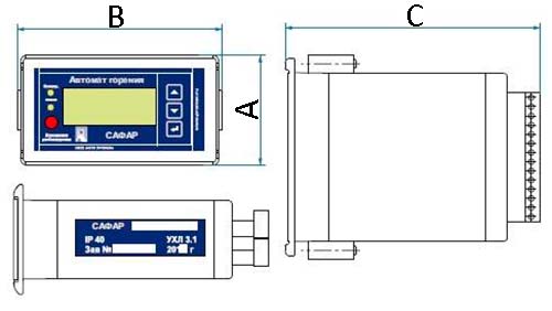 Автомат горения ПРОМА САФАР-201-220-Щ для горелки под наддувом, доп. интерфейс RS-485
