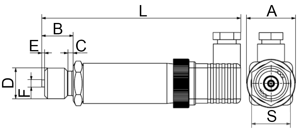 Датчики избыточного давления ПРОМА ДДМ-2011-ДИ-А05-G2-t4070-В-Г 0.25-40 кПа, класс точности 0.5, резьба присоединения G1/2, диапазон измерений давлений 0.25-40 кПа, для газа
