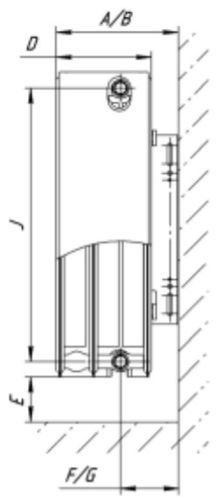 Радиаторы стальные панельные ROMMER Compact 33, высота 400 мм, длина 1400 мм