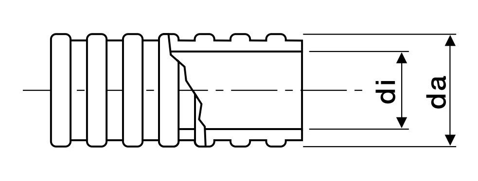 Гофротруба защитная REHAU для труб из RAU-VPE Дн16/17 бухта 50м