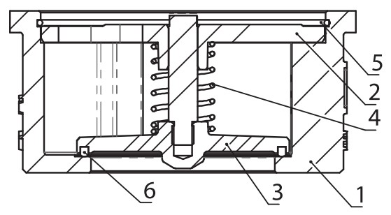 Клапан обратный пружинный Ридан NVD-802R Ду150 Ру16 тарельчатый, присоединение – межфланцевое, корпус – чугун