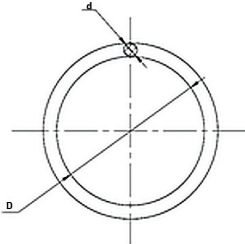 Уплотнительное кольцо Rommer материал - EPDM Дн22