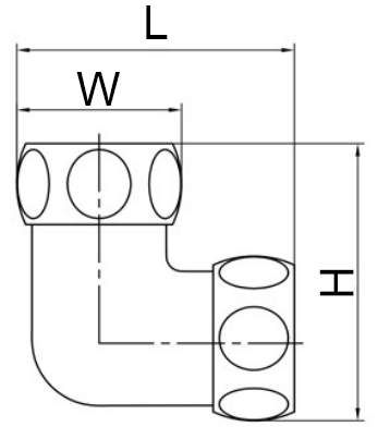 Соединитель угловой SantechSystems 3/4″х1″ Ду20х25 Ру16 для полотенцесушителя корпус - латунь хромированная, накидная гайка