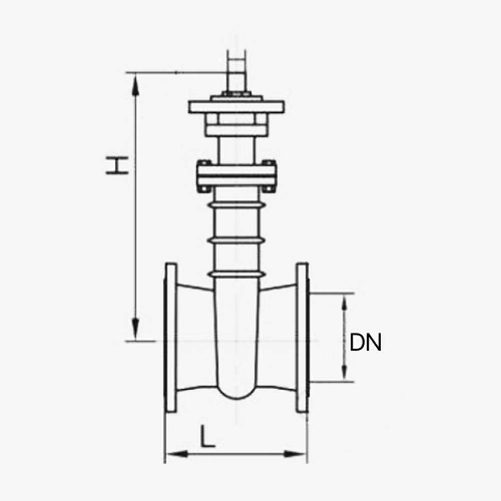 Задвижка клиновая 30ч939р (аналог МЗВ) СибЗТА Ду50 Ру10/16 фланцевая, корпус - чугун GGG50, клин - обрезиненный, шпиндель - невыдвижной, уплотнение - EPDM, под электропривод