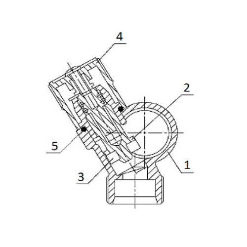 Коллектор STOUT SMB 6851 3/4″-1/2″ Ру10 распределительный, корпус- никелированная латунь, 4 отвода