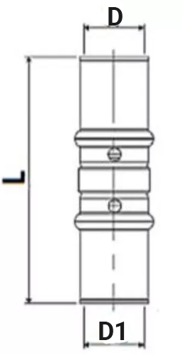 Муфта переходная STOUT SFP-0004 Ду20x16 пресс, латунная, для металлопластиковых труб