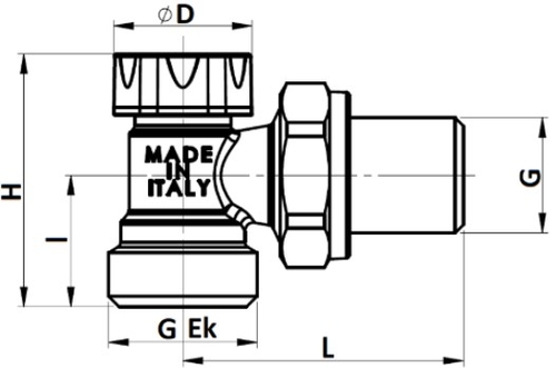 Клапан запорно-балансировочный STOUT угловой Ду15x20 Ру10