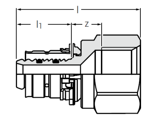 Штуцер Uponor S-Press Дн25х3/4″ Ру10, пресс / внутренняя резьба, корпус - латунь луженая, пресс гильза - алюминий, для металлопластиковых труб