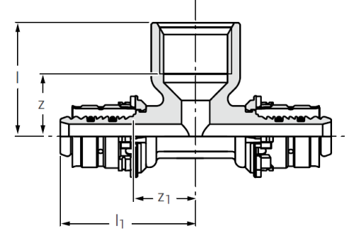 Тройники Uponor S-Press Дн16-32 Ру10 с переходом на внутреннюю резьбу, латунный
