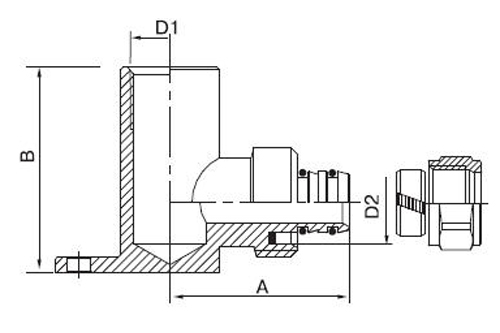 Тройники обжимные для металлопластиковых труб Valtec VTm.334.N Дн16-20х1/2″х16-20 Ру25, латунные, присоединение компрессионное / внутренняя резьба (водорозетки)