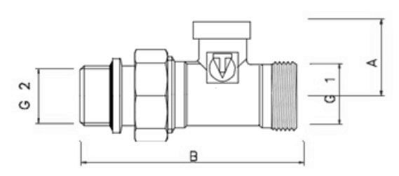 Клапаны настроечные Valtec VT.020.NER Ду15 Ру10 прямые с уплотнением и переходом на «ЕВРОКОНУС»