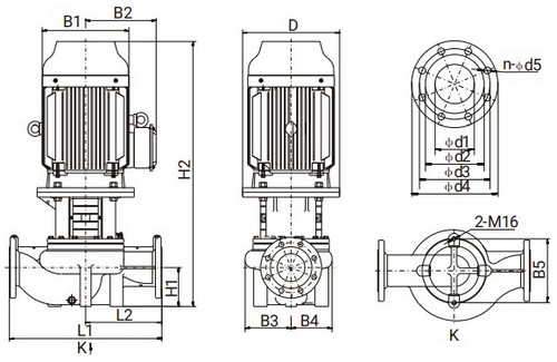 Насос циркуляционный Wellmix TG 100-15/2T BQQE поверхностный, корпус - чугун EN-JL 1030, мощность - 4кВт, напор - 15м, производительность - 1000л/мин, 380В