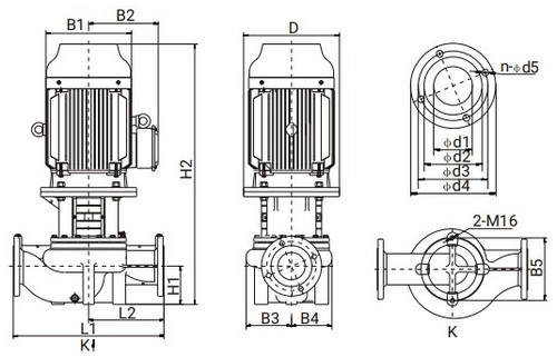 Насос циркуляционный Wellmix TG 50-18/2 BQQE поверхностный, корпус - чугун EN-JL 1030, мощность - 2.2кВт, напор - 18м, производительность - 417л/мин, 220В