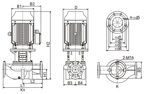 Насос циркуляционный Wellmix TG 80-13/2T BQQE поверхностный, корпус - чугун EN-JL 1030, мощность - 3кВт, напор - 13м, производительность - 833л/мин, 380В