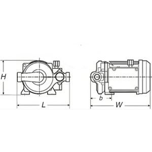 Насосы повысительные Wilo PB-088EA Ду15 Ру2, напор-9.5 м, производительность-35 л/мин, напряжение 1x220В