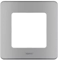 Изображение товара Рамка Legrand INSPIRIA 1 пост 84х84х10 мм, материал корпуса - пластик, монтаж - универсальный, цвет - алюминий 673932