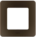 Изображение товара Рамка Legrand INSPIRIA 1 пост 84х84х10 мм, материал корпуса - пластик, монтаж - универсальный, цвет - бронза