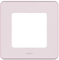 Изображение товара Рамка Legrand INSPIRIA 1 пост 84х84х10 мм, материал корпуса - пластик, монтаж - универсальный, цвет - розовый