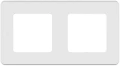 Изображение товара Рамка Legrand INSPIRIA 2 поста 84х155х10 мм, материал корпуса - пластик, монтаж - универсальный, цвет - белый