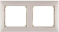 Изображение товара Рамка Legrand Valena 2 поста 82х153х11.1 мм, материал корпуса - пластик, монтаж - горизонтальный, цвет - слоновая кость 774352