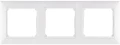 Изображение товара Рамка Legrand Valena 3 поста 82х224х11.1 мм, материал корпуса - пластик, монтаж - горизонтальный, цвет - белый