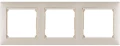 Изображение товара Рамка Legrand Valena 3 поста 82х224х11.1 мм, материал корпуса - пластик, монтаж - горизонтальный, цвет - слоновая кость
