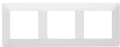 Изображение товара Рамка Legrand Valena LIFE 3 поста 86х228х10 мм, материал корпуса - пластик, монтаж - универсальный, цвет - белый