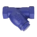 Изображение товара Фильтр сетчатый DN.ru FMY1131PPL-T 1/2″ Ду15 Ру16 резьбовой L=85, корпус чугун GGG25, сетка SS304, уплотнение PPL, Y-образный